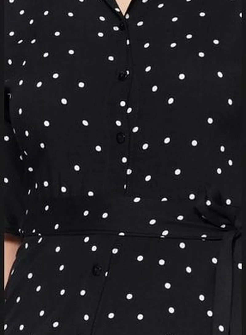 trendyol Polka Dot Midi Dress
