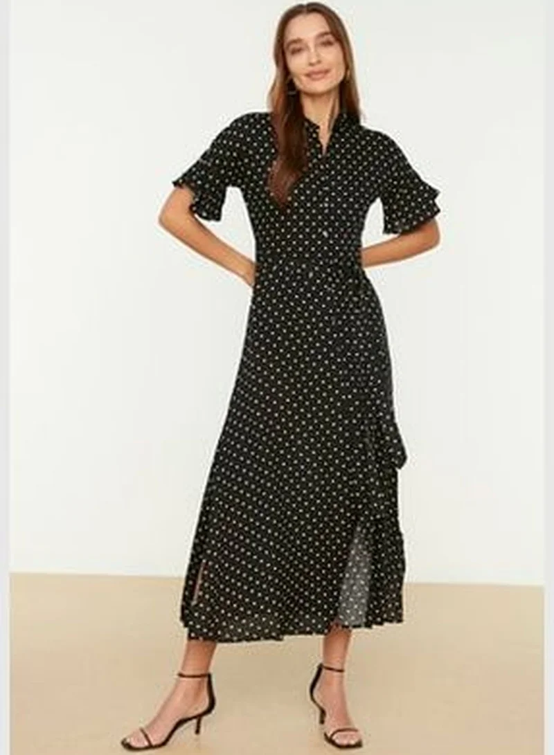 trendyol Polka Dot Midi Dress