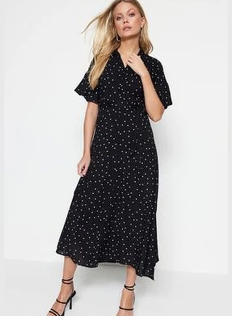 trendyol Polka Dot Midi Dress