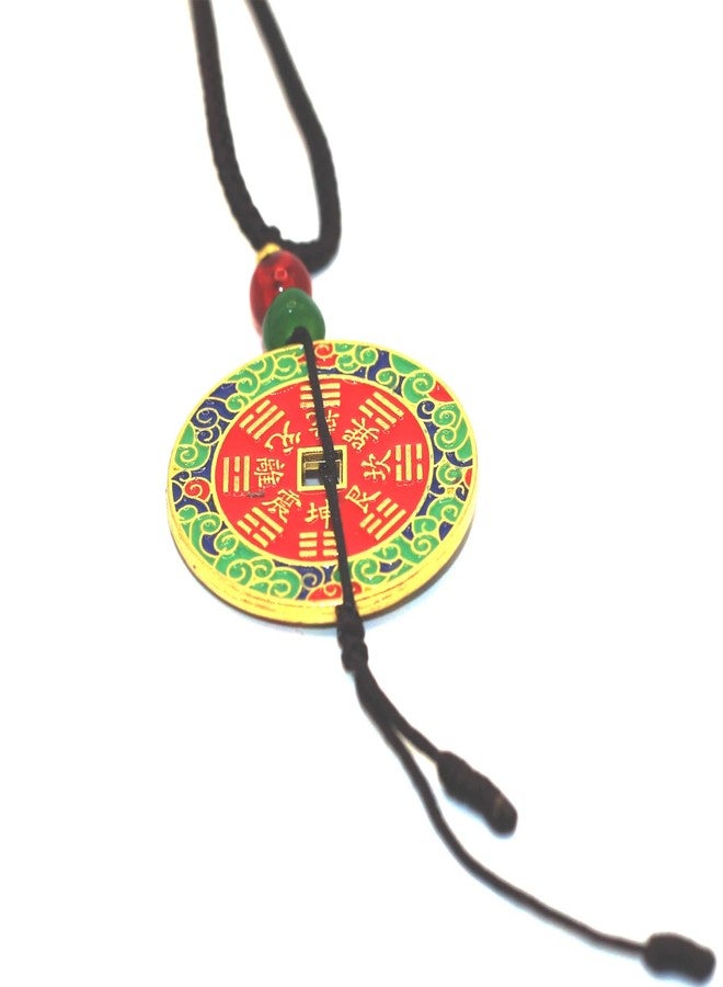 Shan Gui Antique Chinese Taoist Talisman Coin Pendant Necklace, Hand-Knotted Adjustable Cord, Protection Amulet for Men and Women - Image 4