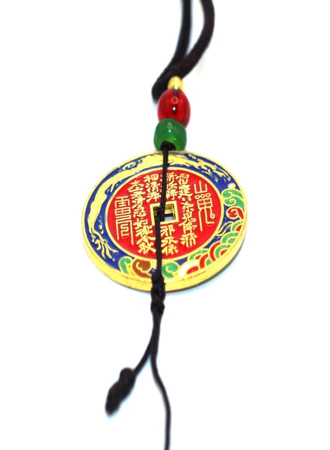 Shan Gui Antique Chinese Taoist Talisman Coin Pendant Necklace, Hand-Knotted Adjustable Cord, Protection Amulet for Men and Women - Image 5