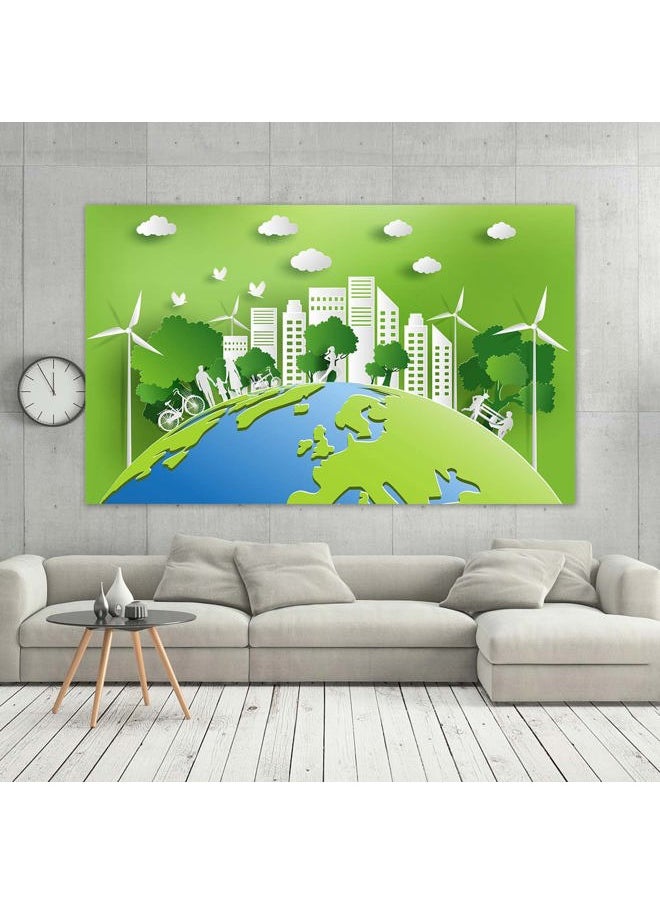 Jiudungs Happy Earth Day Photo Backdrop Save The Nature Banner April 22 Environmental Protection Earth Day Party Deocrations and Supplies for Home Classroom Office  - Image 4