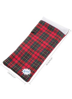 E-TING Santa Clothing Bathrobe Christmas Accessories For Elf Doll (White Bathrobe With Sleeping Bag)  - Image 1