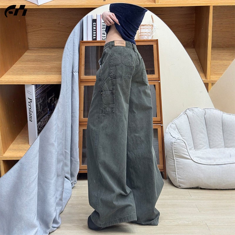 Unisex Casual Daily Denim Jeans - Image 1
