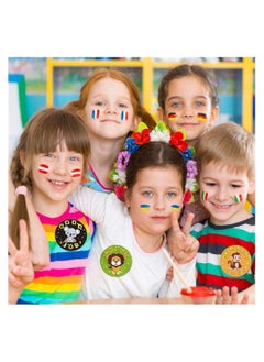 NIBEMINENT 2 Rolls of Animal Stickers Mini Reward for Kids Teachers 1 Inch School on Sheets Toilet Training Motivational  - Image 4
