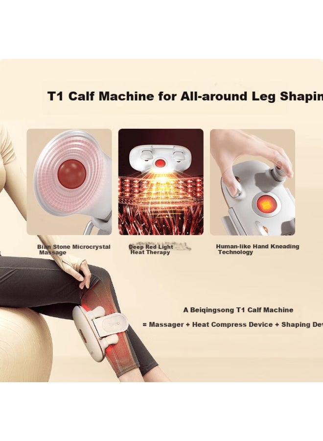 Breo Leg Massager T1 Calf Massager Slimming Leg Shaping Kneading Heat Therapy Calf Massager Muscle Warmer Gift For Parents And Girlfriend Birthday - Image 1