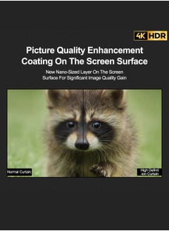 Flash Hawk 100 inch 16:9 Portable Projection Screen with 2 Tripod Stands for Outdoor and Indoor Home Theater  - Image 4
