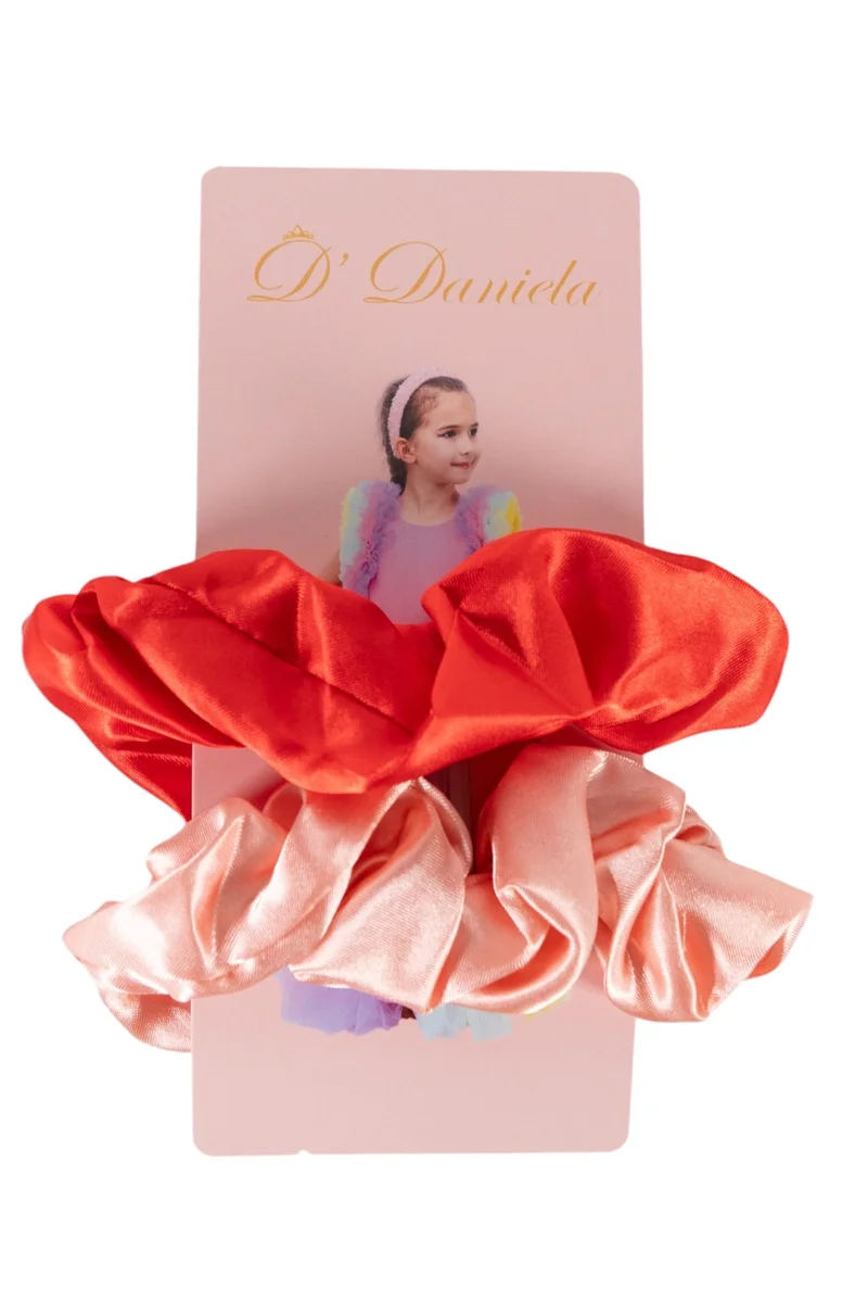 D'Daniela D' Daniela - Ria Silk Scrunchie Set of 2 - Multicolor
