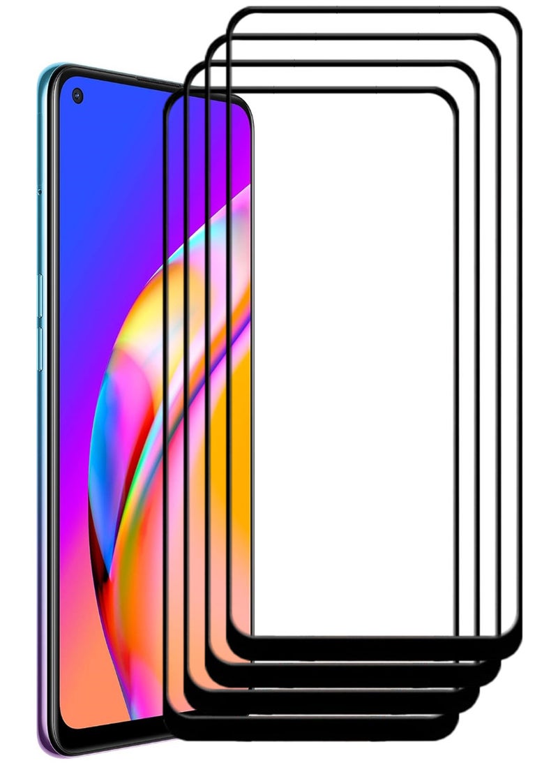 ACLIX 4 Pieces Antistatic ESD Dustproof Premium Quality High Definition Tempered Glass Screen Protector Designed For Oppo A94 5G - Image 1