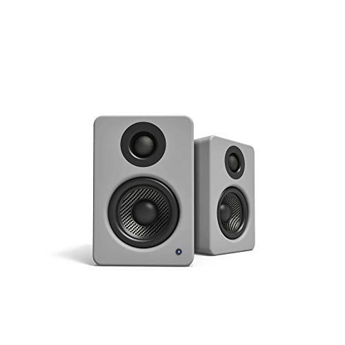Kanto YU2MG PC Gaming Desktop Speakers | 3" Composite Drivers | 3/4" Silk Dome Tweeter | Class D Amplifier | 100 Watts | Built-in USB DAC | Subwoofer Output | Pair | Matte Grey - Image 1