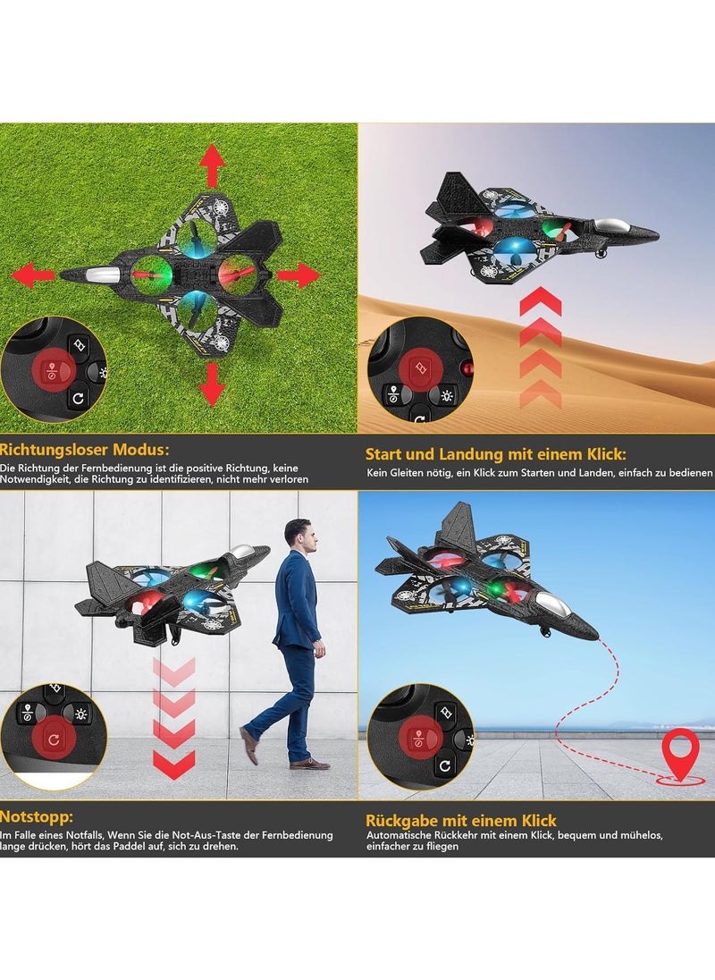 RC Airplanes RC Plane, 2.4GHz Remote Controlled Aeroplane L0712 Quadcopter Floating Fighter Aircraft RC Aeroplane RTF for Beginners  - Image 5