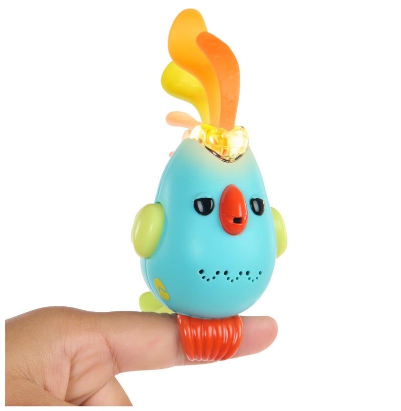 Fingerlings Sweet Tweets Interactive Bird Record Play Secret Messages Includes 40 Sounds Reactions Lionel Blue - Image 3