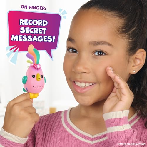 Fingerlings Sweet Tweets Interactive Bird Record Play Secret Messages Includes 40 Sounds Reactions Lionel Blue - Image 5