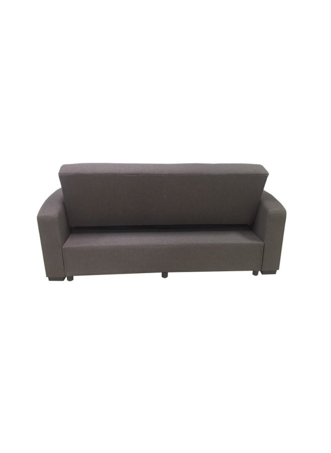 DANUBE HOME - Alejandro Fabric Sofa Bed - Dark Brown - Image 1
