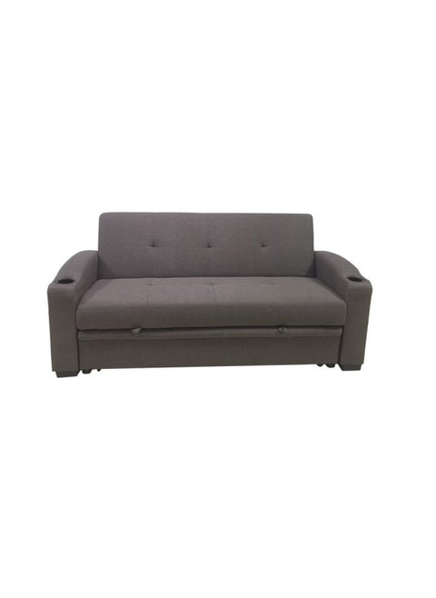 Alejandro Fabric Sofa Bed - Dark Brown