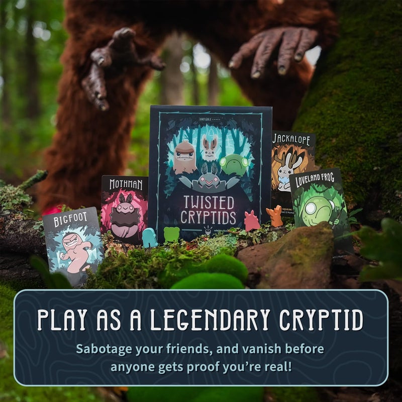Unstable Games Twisted Cryptids Board Game - Strategy Card Game for Adults and Kids - Family Board Games for 2-4 Players, Ages 12 and Up - from the Creators of Unstable Unicorns and Here to Slay - Image 2