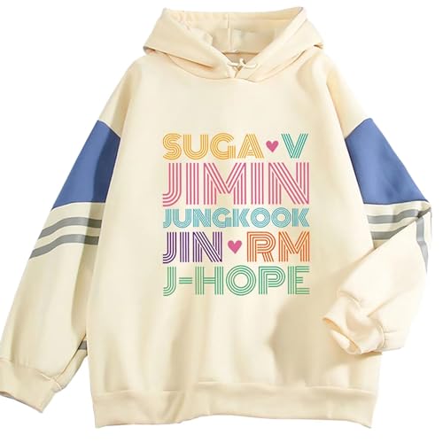 Dolpind Women Jungkook Suga Jimin V RM JHope Jin Hoodie Pullover Sweater Merch Merchandise Clothes - Image 2