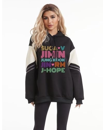 Dolpind Women Jungkook Suga Jimin V RM JHope Jin Hoodie Pullover Sweater Merch Merchandise Clothes - Image 3