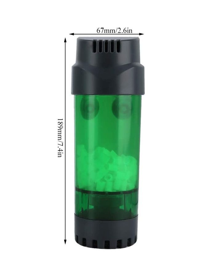 NIBEMINENT Fluidized Moving Bed Filter Green/Black 18.9x8.8x6.8cm - Image 4