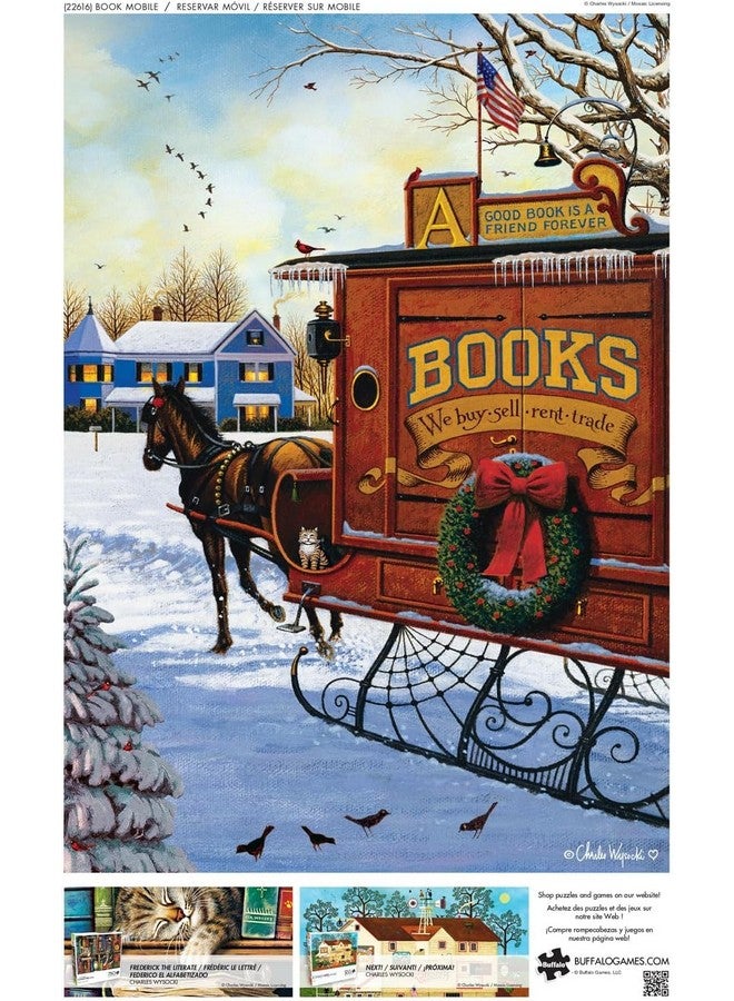 Buffalo Games - Charles Wysocki - Book Mobile - 300 Piece Jigsaw Puzzle for Adults Challenging Puzzle Perfect for Game Nights - Finished Size is 21.25 x 15.00 - Image 5