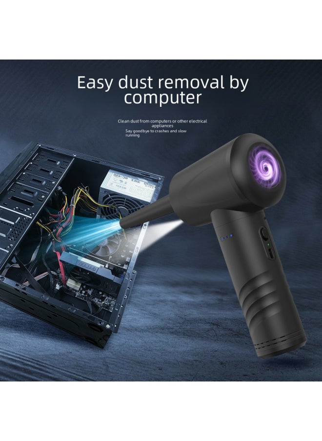 Generic - High-power Computer Case Dust Blower Wireless Electric Digital Cleaning Supplies Version Dust Removal Tool-Color:AD35 Standard - Image 1
