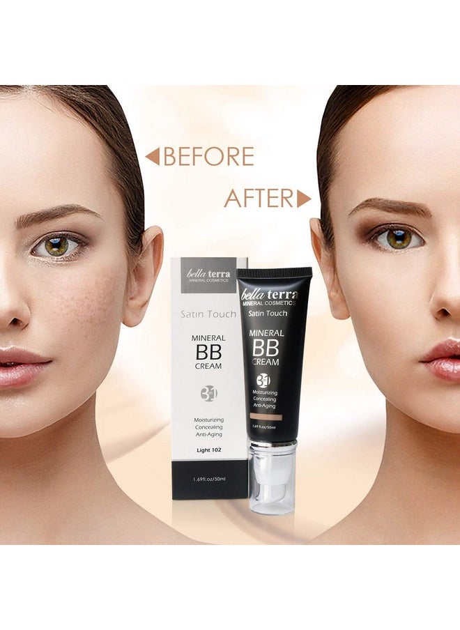 Bellaterra Cosmetics - Bellaterra Cosmetics BB Cream, Tinted Moisturizer, Mineral Foundation, Concealer, Anti-Aging, Natural Sun Protection, All Shades 1.69oz - Light 102 - Image 1