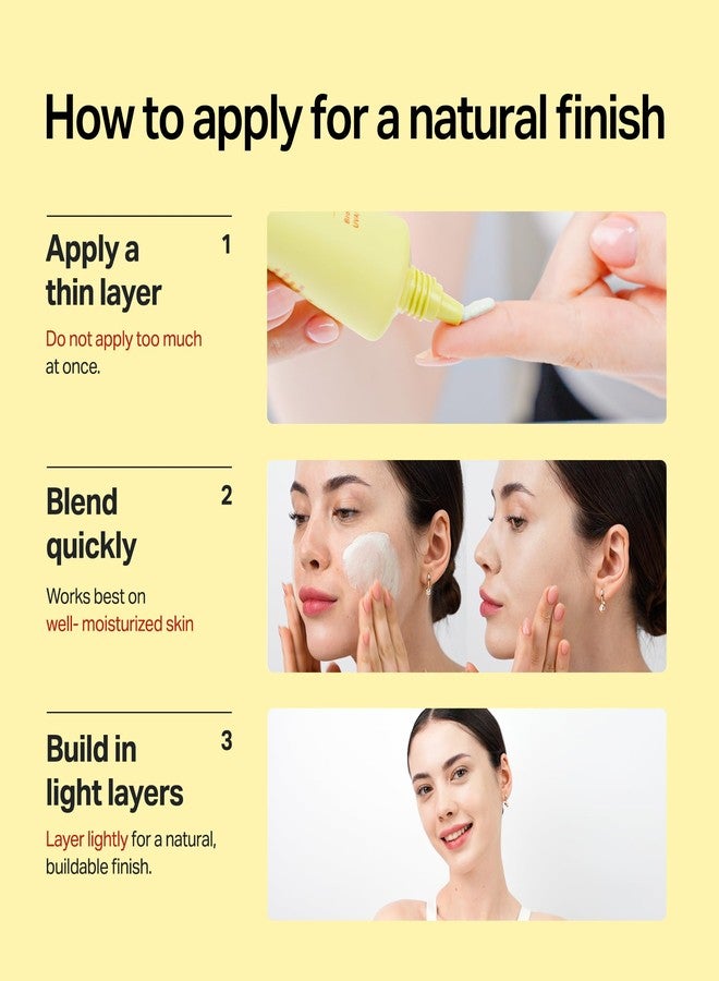 Meebak Cica Redness Solution Sunscreen - Color Corrector SPF 50, Green to Beige CC Cream with Centella and Ceramide - Redness Reducing Skincare for Fair-to-Medium Skin Tones - Korean Sunscreen - Image 3