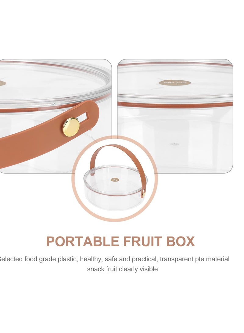 Clear Serving Tray with Lid and Handle For Dates , Snacks Dry Fruit And Fruits - Image 3