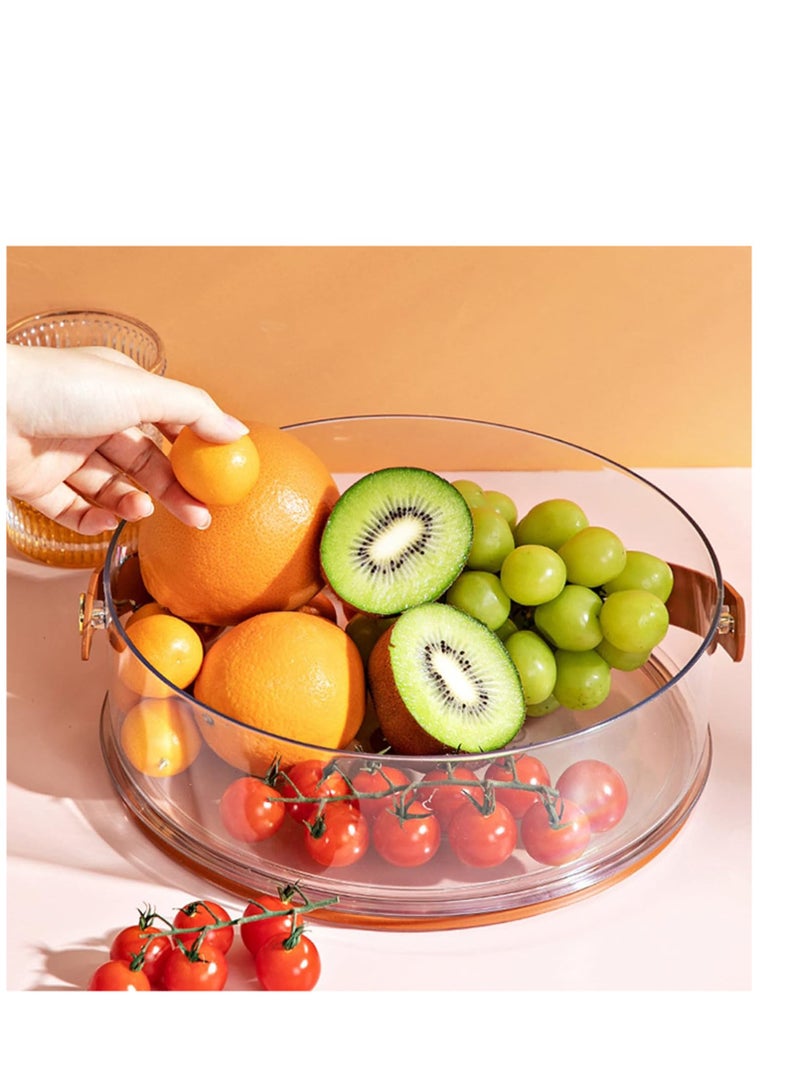 Clear Serving Tray with Lid and Handle For Dates , Snacks Dry Fruit And Fruits - Image 5