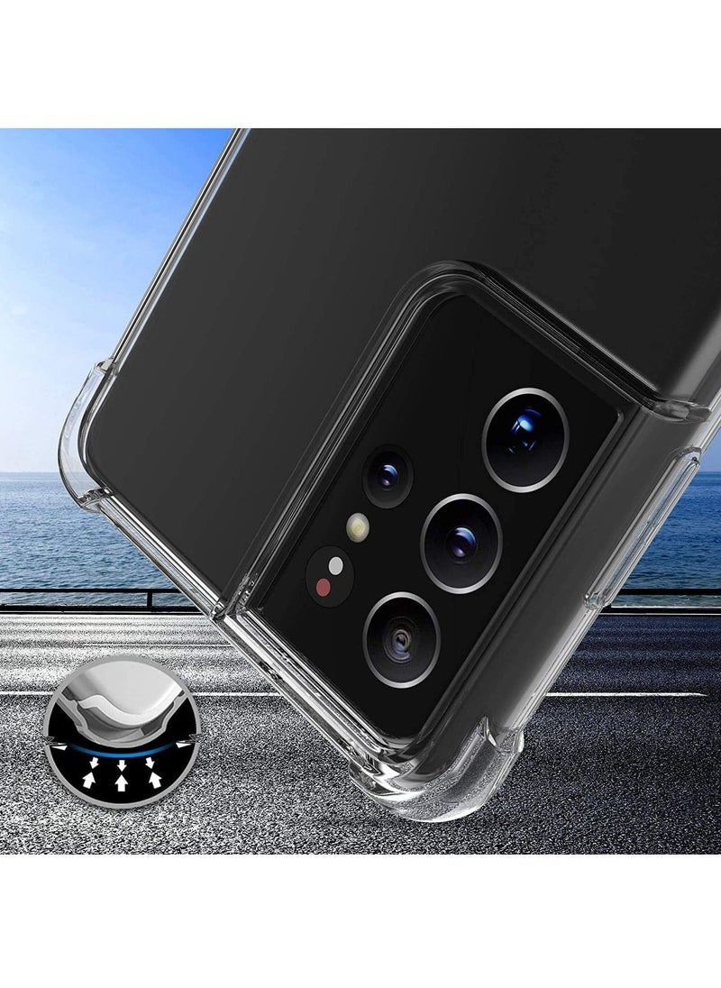VITION - Samsung Galaxy S21 Ultra 5G/S30 Ultra Case Cover with Reinforced Corners TPU Shock-Absorption Flexible Cover Bumper (S21 Ultra 5G/S30 Ultra) - Image 1
