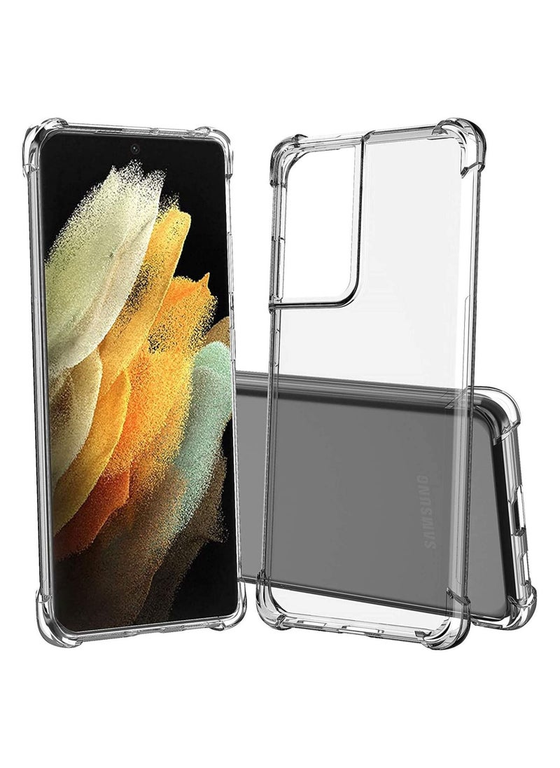 VITION - Samsung Galaxy S21 Ultra 5G/S30 Ultra Case Cover with Reinforced Corners TPU Shock-Absorption Flexible Cover Bumper (S21 Ultra 5G/S30 Ultra) - Image 1