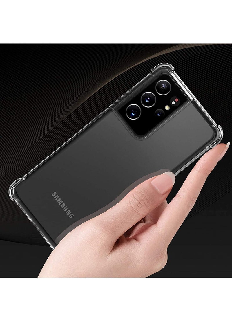 VITION - Samsung Galaxy S21 Ultra 5G/S30 Ultra Case Cover with Reinforced Corners TPU Shock-Absorption Flexible Cover Bumper (S21 Ultra 5G/S30 Ultra) - Image 1