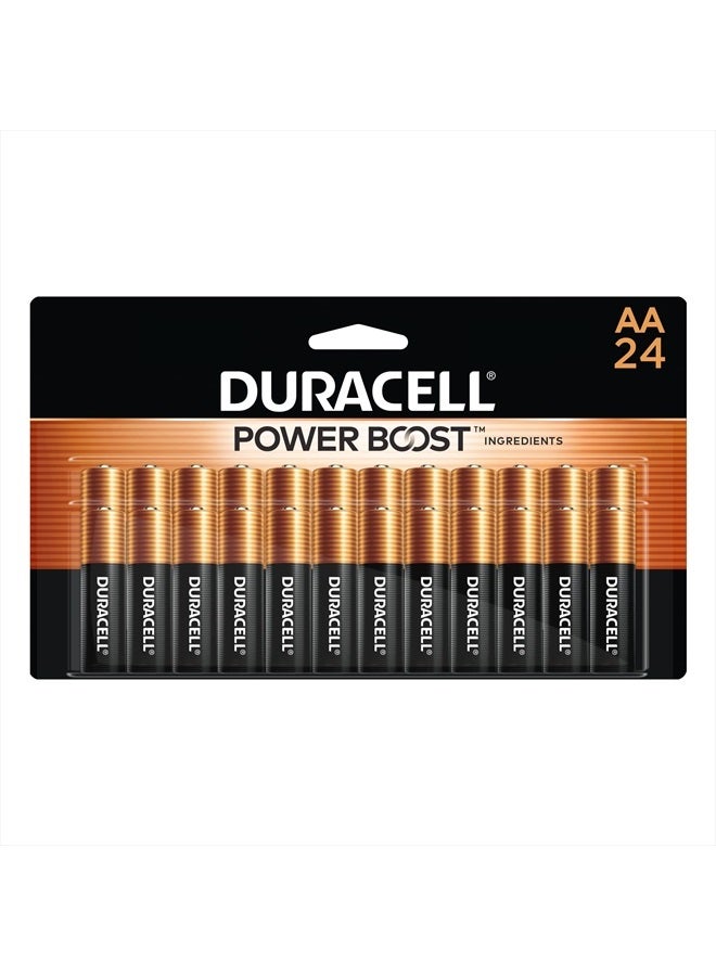Duracell Duracell Coppertop AA Batteries with Power Boost Ingredients, 24 Count Pack Double A Battery with Long-lasting Power, Alkaline AA Battery for Household and Office Devices  - Image 1