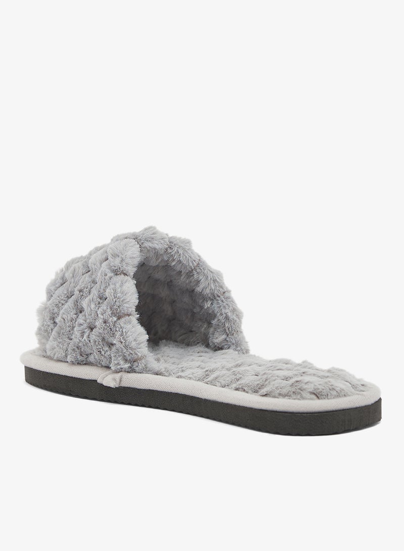 Ginger Quilted Textured Bedroom Slippers - Image 2