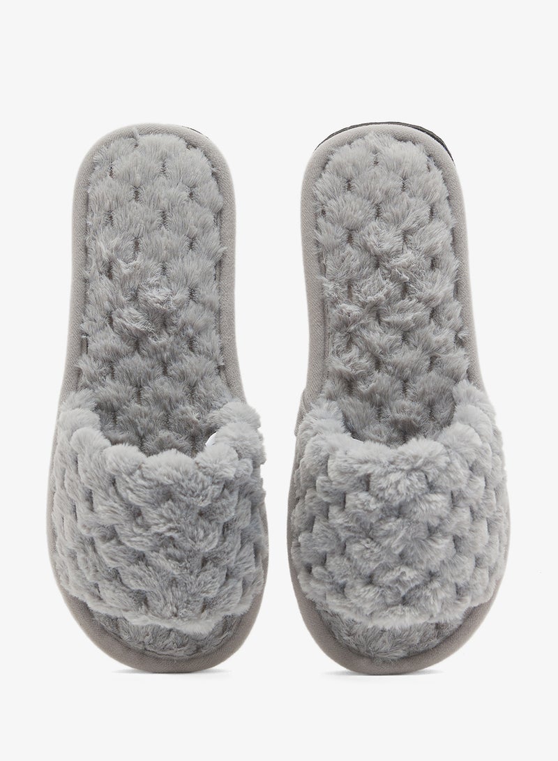 Ginger Quilted Textured Bedroom Slippers - Image 4