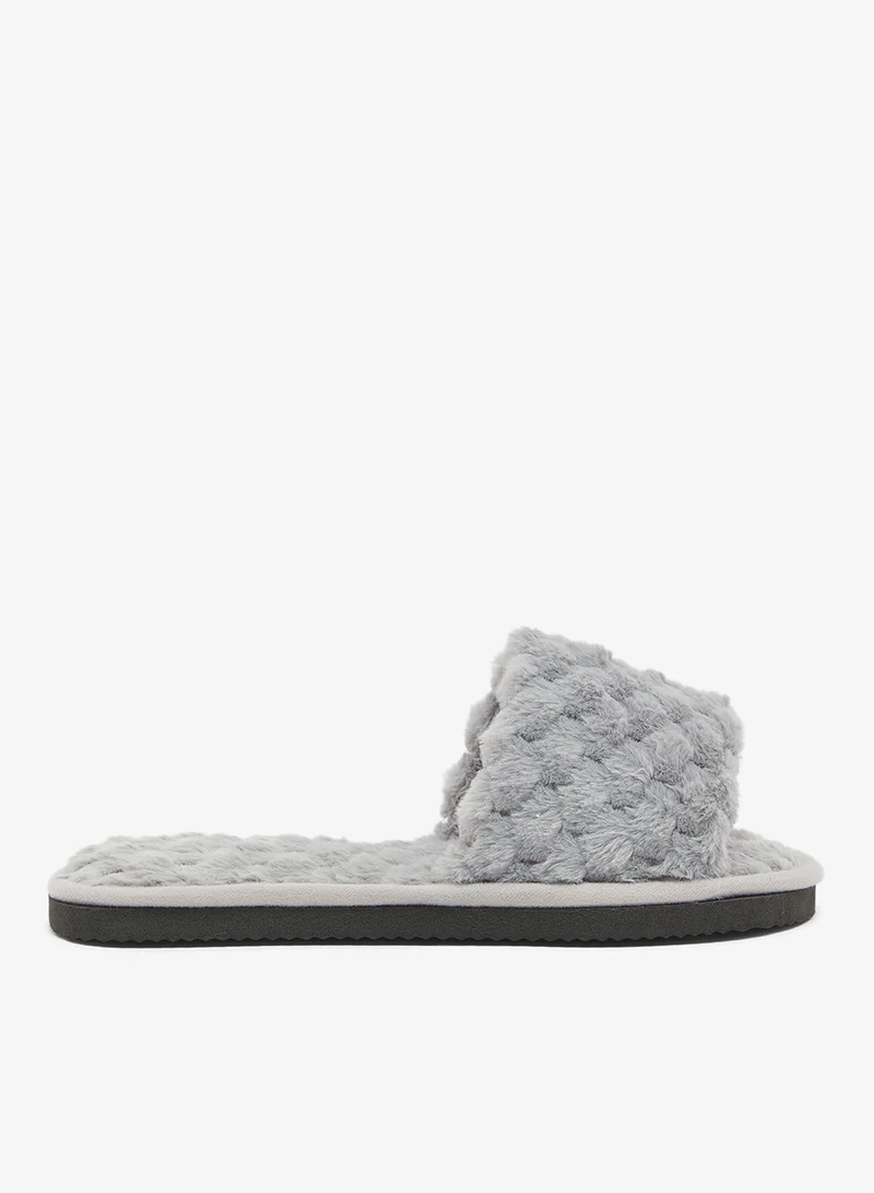 Quilted Textured Bedroom Slippers