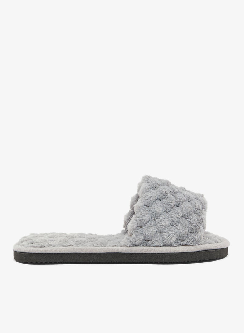Ginger Quilted Textured Bedroom Slippers - Image 1