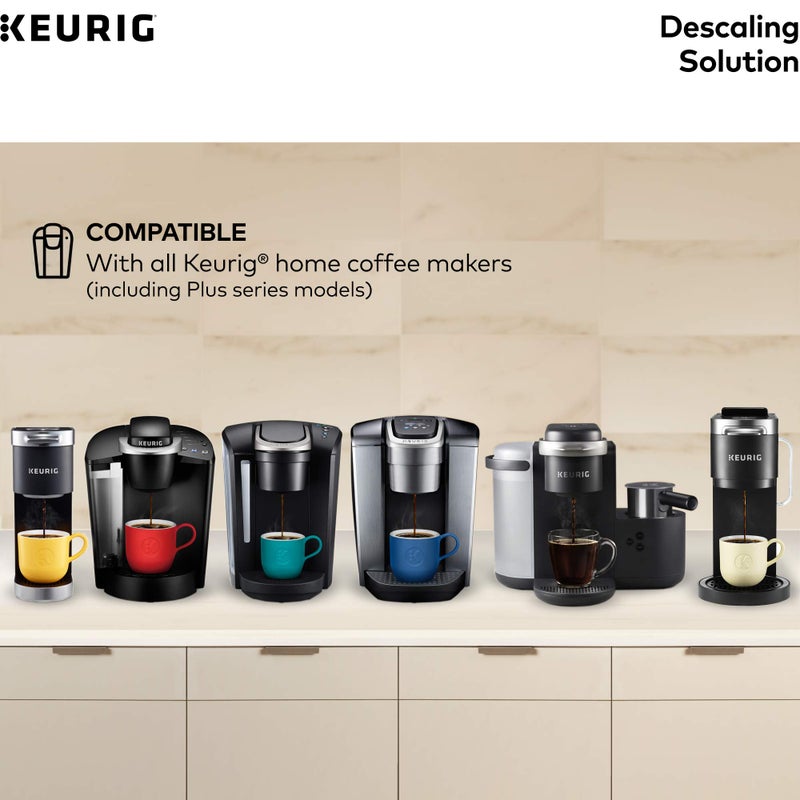 Keurig Brewer Cleaner Includes 14 oz. Descaling Solution, Compatible Classic/1.0 & 2.0 K-Cup Pod Coffee Makers - Image 4