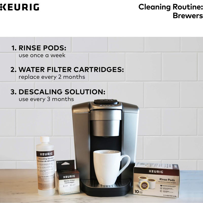 Keurig Brewer Cleaner Includes 14 oz. Descaling Solution, Compatible Classic/1.0 & 2.0 K-Cup Pod Coffee Makers - Image 5