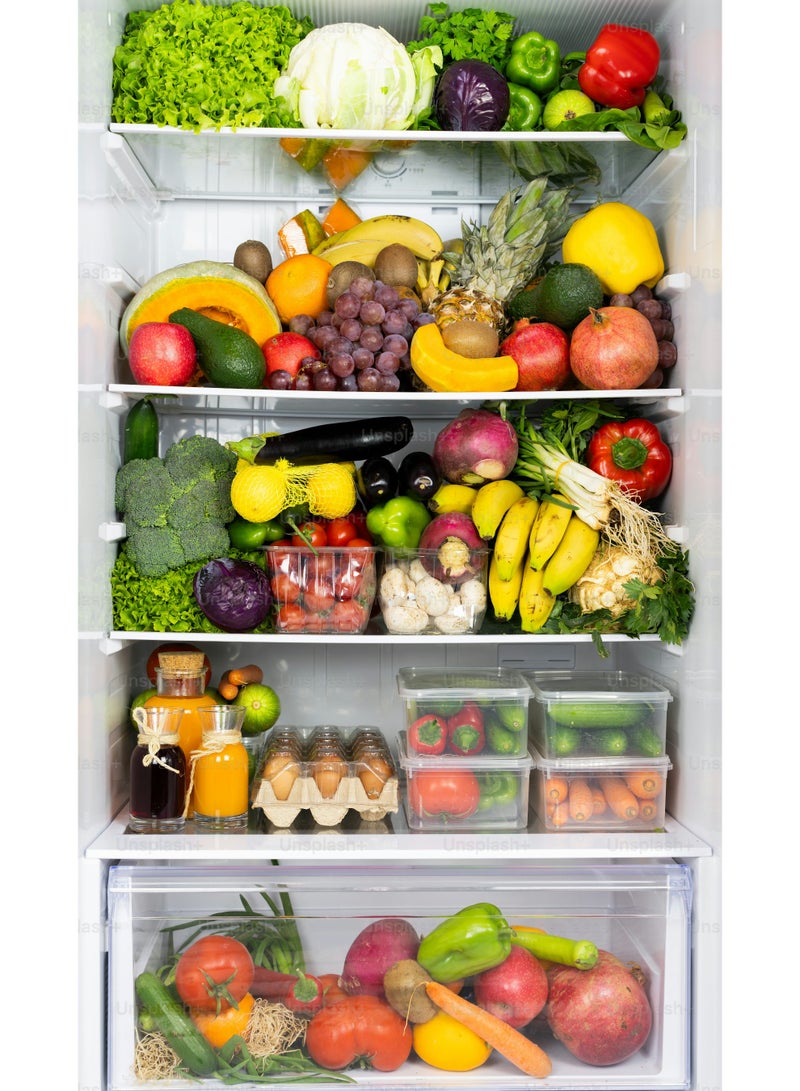 Unionaire Max Cool Refrigerator - 370 Liters - No Frost - Black Glass - URN440LBG1AMH - Image 3