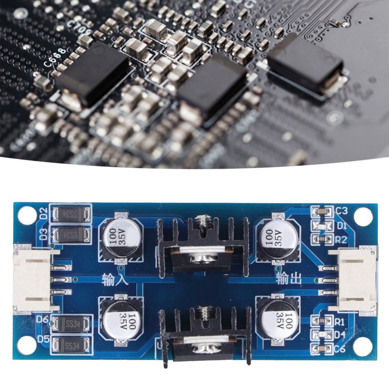 وحدة تثبيت الجهد PCB طاقة مزدوجة موجبة وسالبة ضوضاء منخفضة تيار هادئ منخفض 5 فولت تيار مستمر ±8-15 فولت تيار متردد 6~12 فولت - Image 5