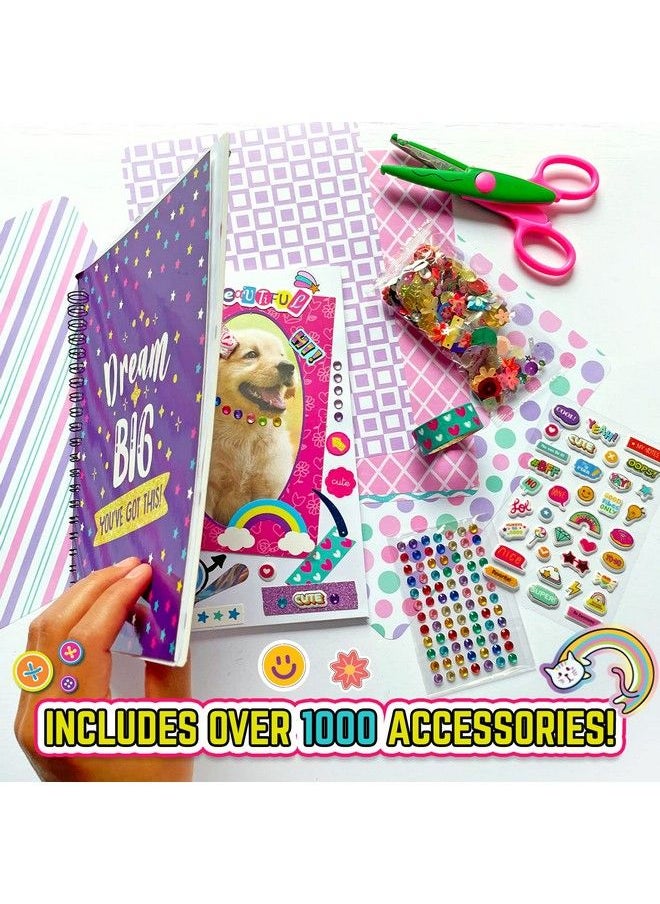 GirlZone Ultimate Collage Scrapbook Kit Make A 40Page Photo Album Scrapbook With Stickers & More Fun Kids Creative Activity And Fantastic Gift Idea  - Image 4