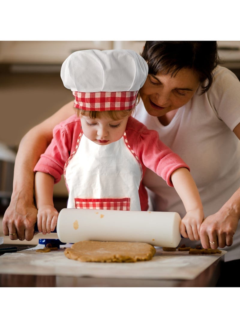 Kids Play Cooking Chef Apron Chef Hat Oven Gloves Oot Mat Fun Play Game - Image 4