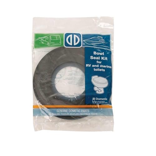 Dometic 385311462 Rubber Toilet Seal Kit in Black | 2001 Toilets & Newer - Image 2