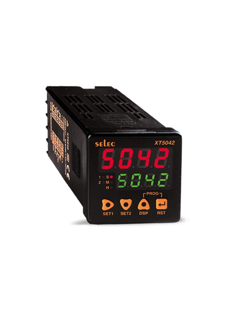 Selec Selec Dig Timer Multifunc Multi Range Dual Disp 48X48mm XT5042 