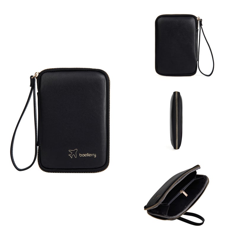 جديد Unisex Passbook حقيبة baellerry عصرية بسيطة متعددة الوظائف سحاب العملة حقيبة الهاتف المحمول الصغيرة للنساء - Image 1