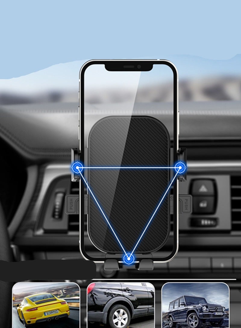 Car Phone Holder Car Mobile Holder for Air Vent Mobile Holder Car Compatible with iPhone 14 Pro Max 13 12 11 Samsung S23 Ultra OPPO VIVO HONOR series more  - Image 3