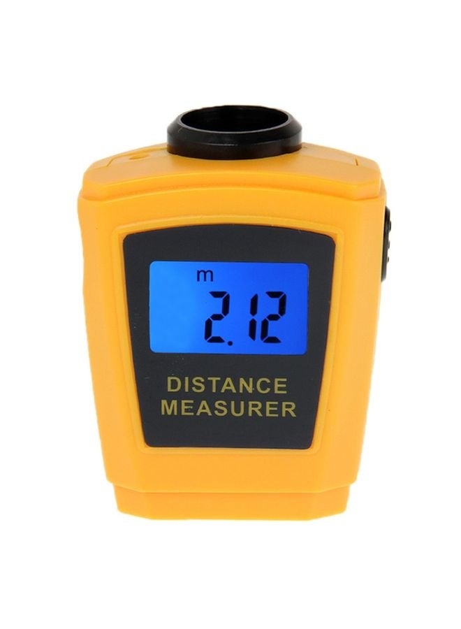 Mini Ultrasonic Distance Measurer with Laser Pointer(Orange) - Image 2