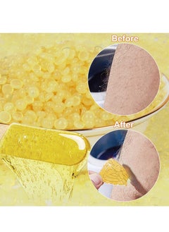 Joyeworld Hard Wax Beads, 400g Wax Beans for Hair Removal, Sensitive Skin Hard Wax for Face, Legs, Armpit, Brazilian, Bikini and Full Body at Home, Waxing Beads for Women Men (lemon)  - Image 2
