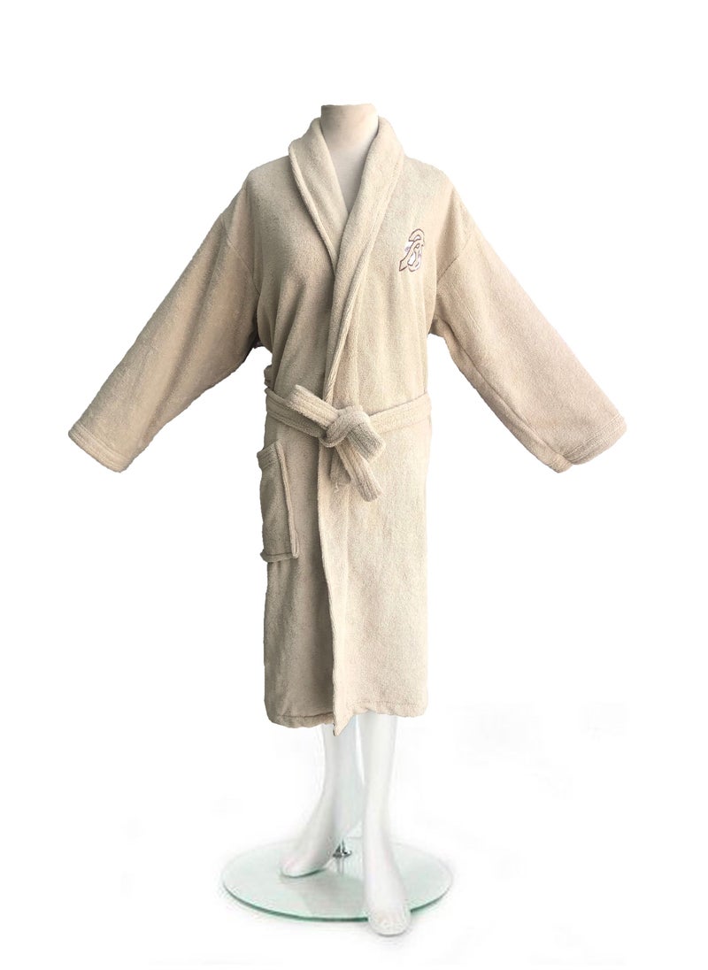 Banotex - Cotton bathrobe with a pocket for unisex, 100% Egyptian cotton, ultra-soft, highly water-absorbent, color-fast and modern, ideal for daily use, resorts and spas M - Image 1